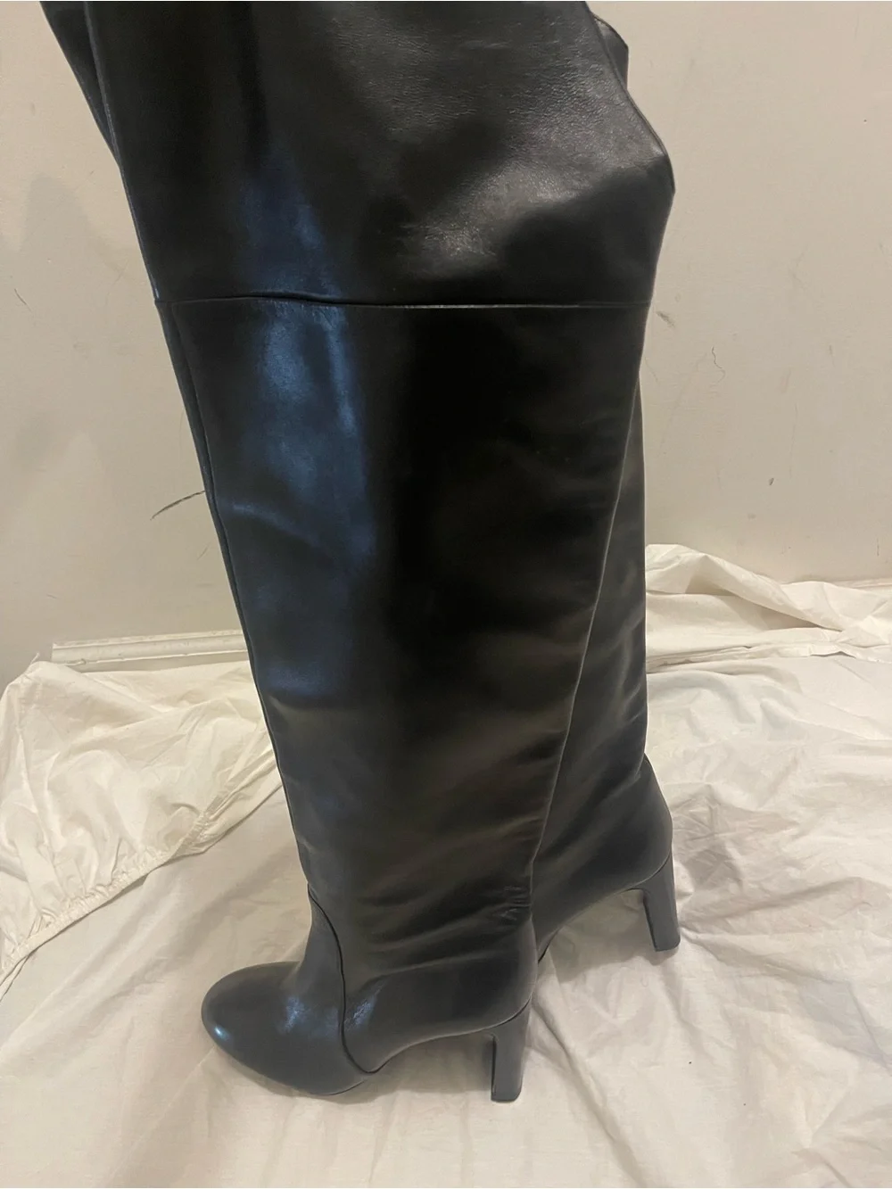 Stuart Weitzman OTK Leather Boots NWOB